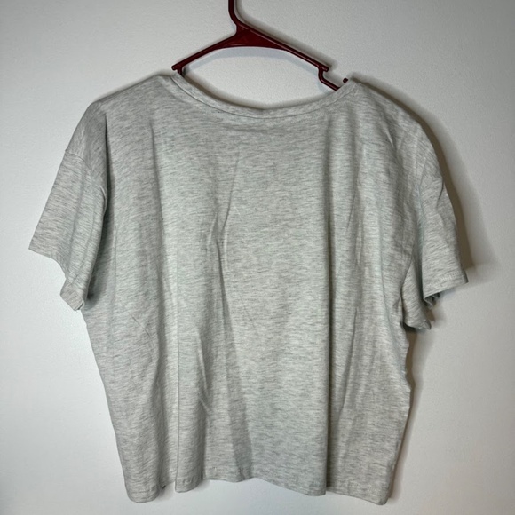 NWT French Connection ALL YOU NEED IS LOVE Embroidered T-Shirt - Picture 5 of 5